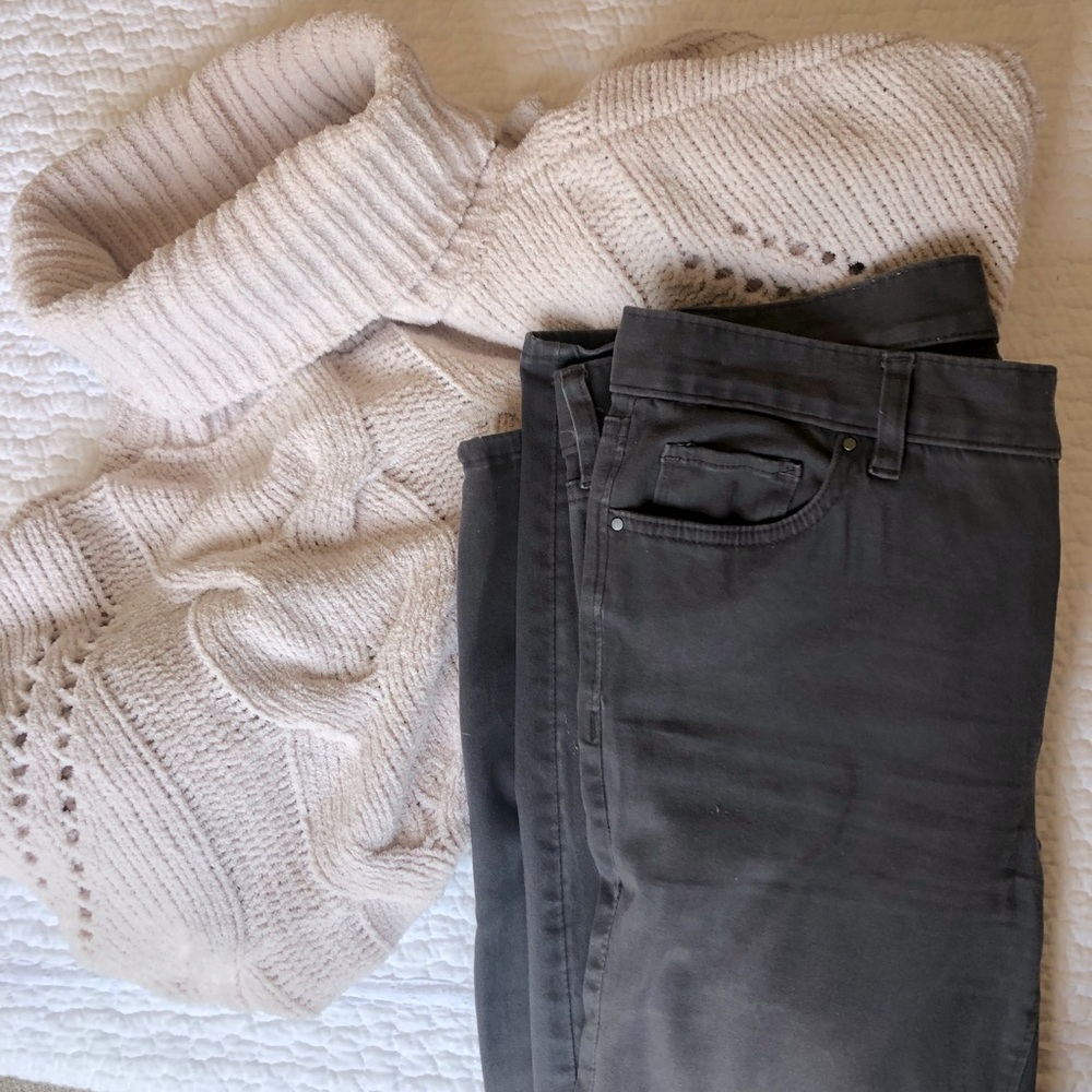 Charcoal “modern” pant